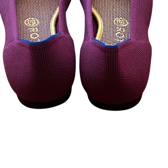 Rothy's The Point Ballet Flat Slip-On Limited Mulberry Purple Size W10 NWOT - Picture 6 of 7